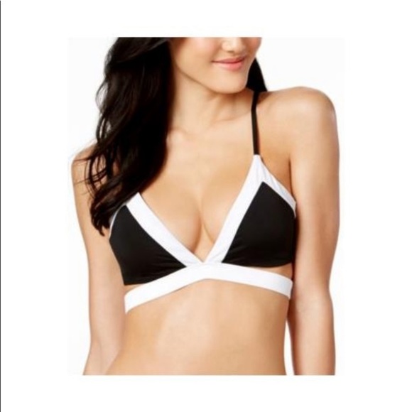 Bar III Other - 🆕Bar III Colorblock Cutout Bikini Top, Size XL